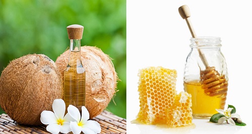 Mật ong và dầu dừa trị mụn